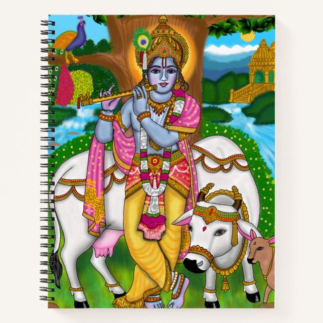 Lord Krishna Stationery Notebook (Front)