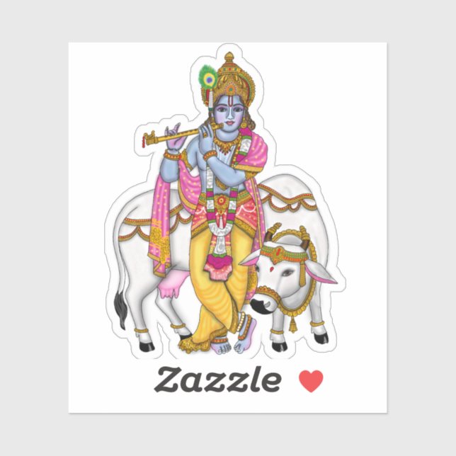 Lord Krishna Sticker (Sheet)