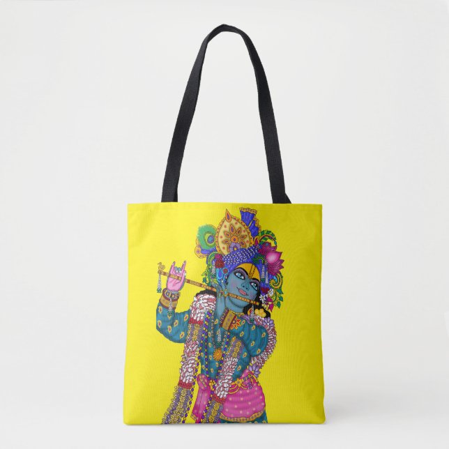Lord Krishna Tote Bag (Front)