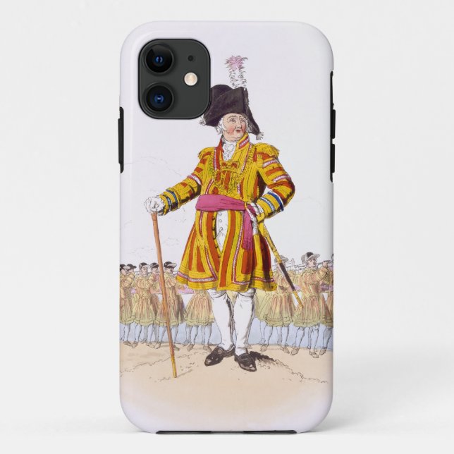 Lord Mayor, from 'Costume of Great Britain', publi Case-Mate iPhone Case (Back)