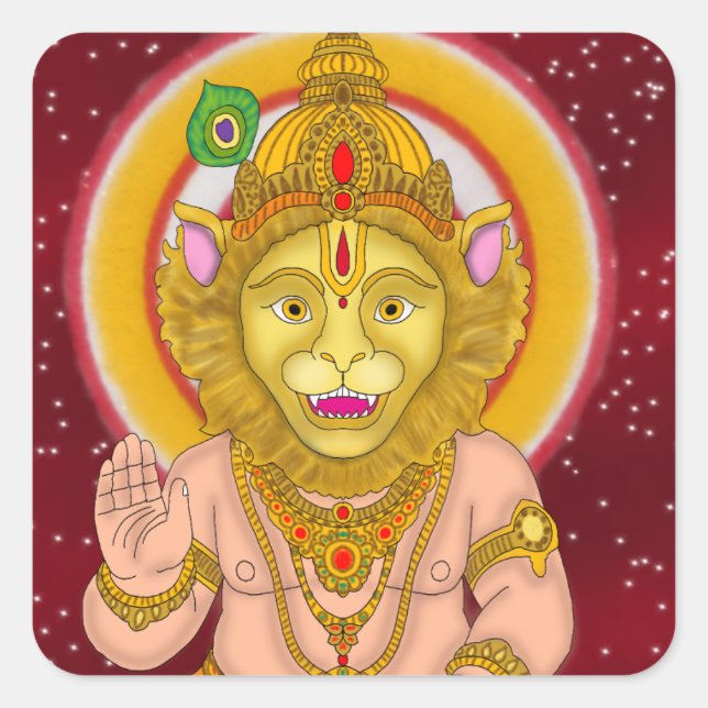 Lord Narsimha Stickers (Front)