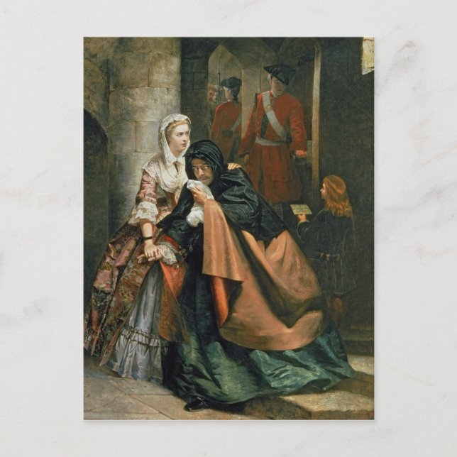 Lord Nithsdale, Escape from the Tower Postcard (Front)