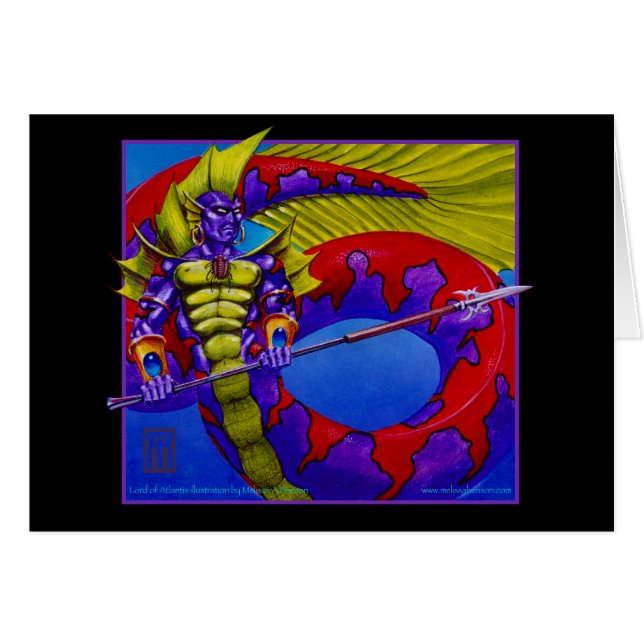 Lord of Atlantis Card (Front Horizontal)