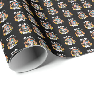 Lord of The Bbq, Best Dad Father's Day  Wrapping Paper