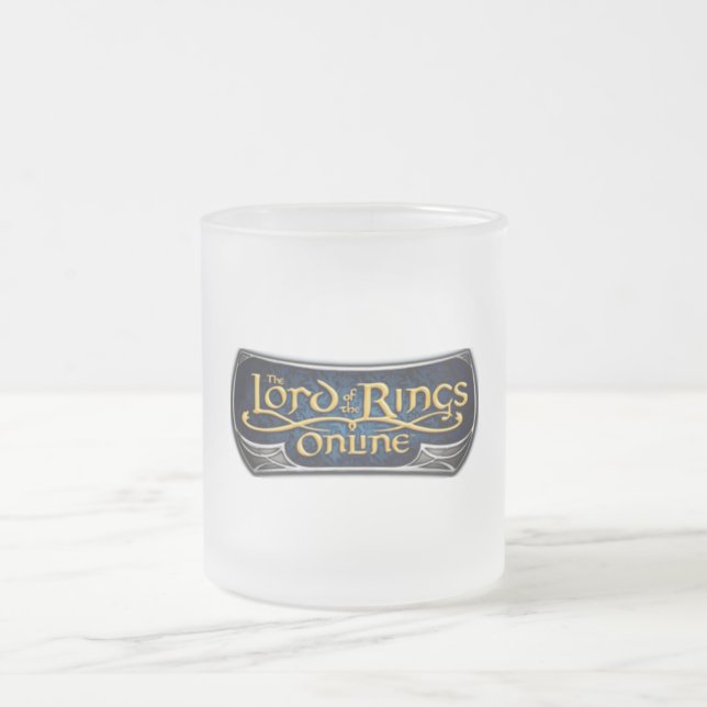 LORD OF THE RINGS ONLINE (TM) Frosted Glass Mug (Center)