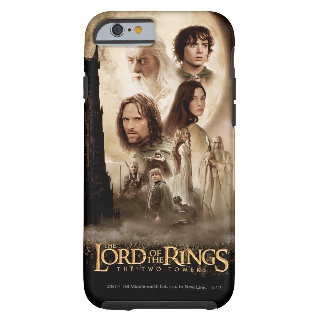 Lord of the Rings: The Two Towers Movie Poster Case-Mate iPhone Case (Back)