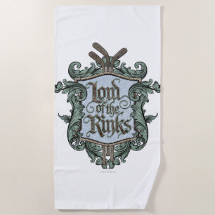 Lord Of The Rinks (hockey) Beach Towel