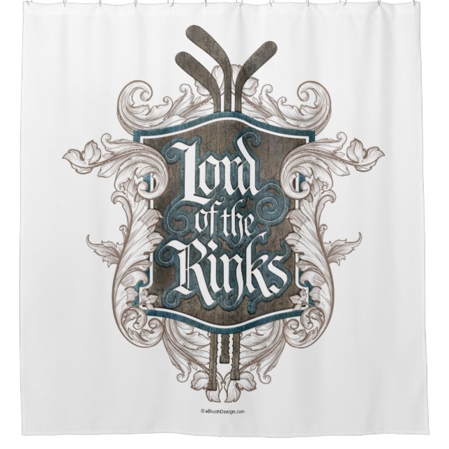 Lord Of The Rinks (Hockey) Shower Curtain (Front)
