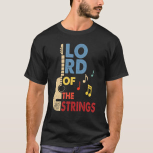 Lord Of The Strings Christian Guitar Vintage Faith T-Shirt