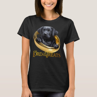 Lord Of The Treats Black Labrador Puppy T-Shirt
