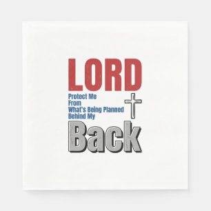 Lord Protect Me Christian Faith Shirt Design_1 Napkin