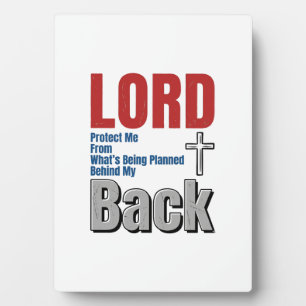 Lord Protect Me Christian Faith Shirt Design_1 Plaque