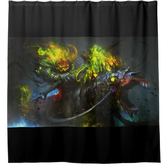 Lord Pumpkinton Shower Curtain (Front)