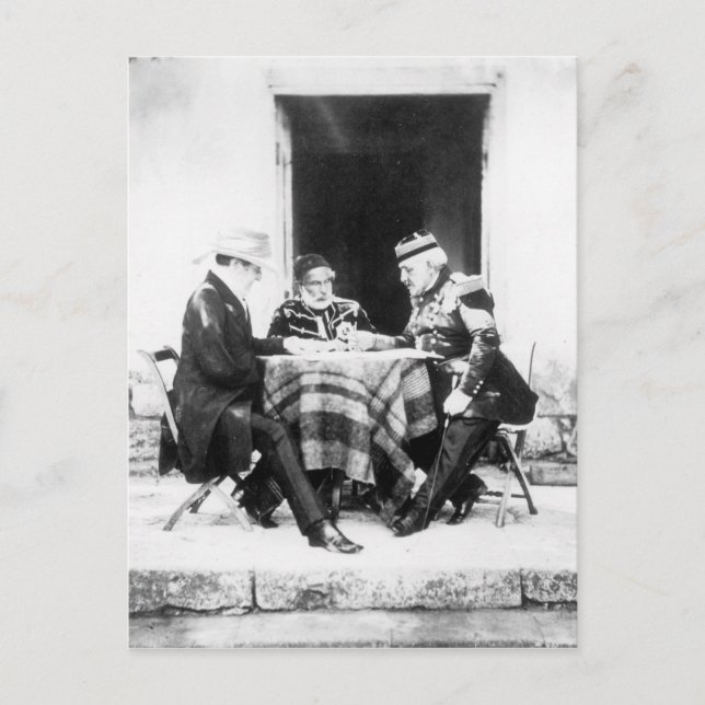 Lord Raglan,Omar Pasha & General Pelissier, Postcard (Front)