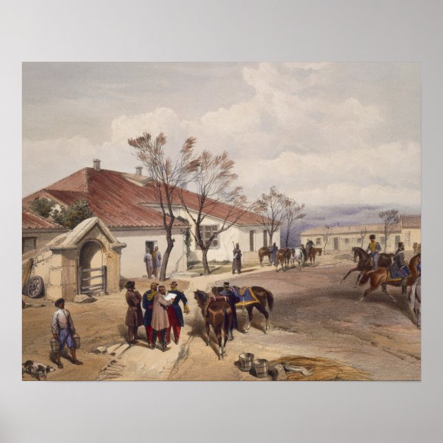 Lord Raglan's Head Quarters at Khutur Karagatch, p Poster (Front)