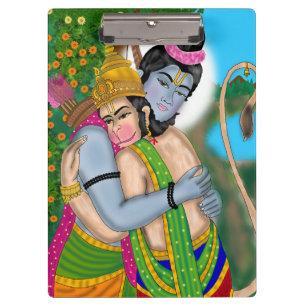 Lord Rama & Hanuman Stationary Clipboard