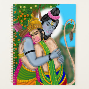 Lord Rama & Hanuman Stationary Planner