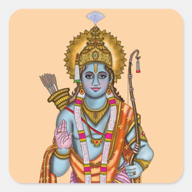 Lord Rama Sticker (Front)