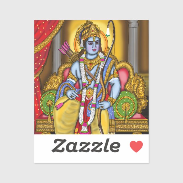 Lord Rama Stickers (Sheet)