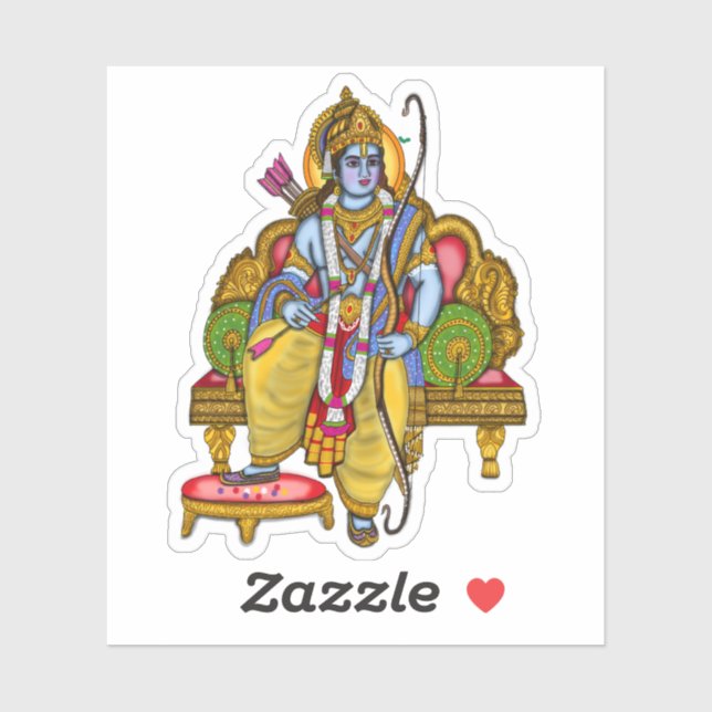 Lord Rama Stickers (Sheet)