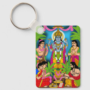 Lord Satyanarayan Keychain