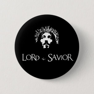 Lord & Saviour 6 Cm Round Badge