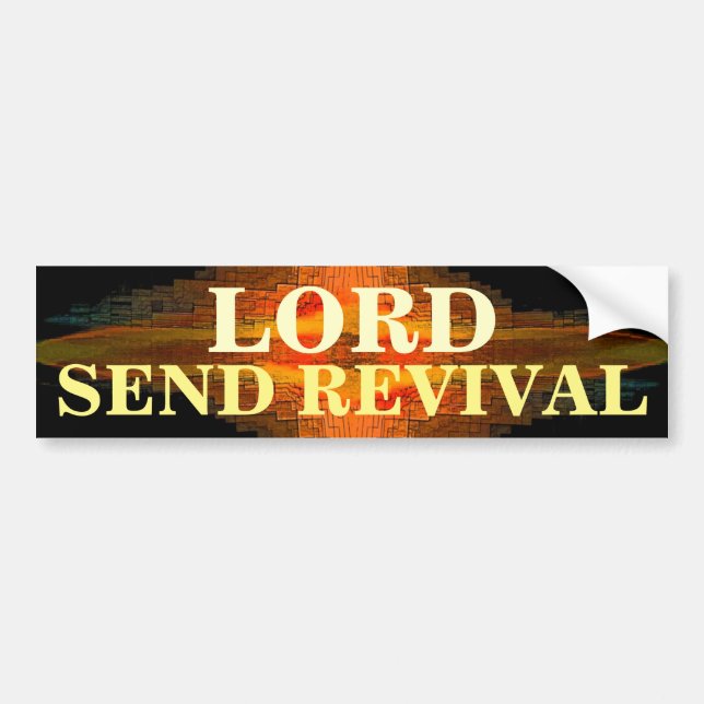 LORD SEND REVIVAL Bumper Sticker (Front)