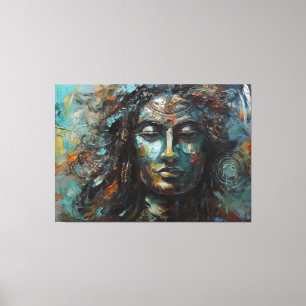 Lord shiva canvas painting print
