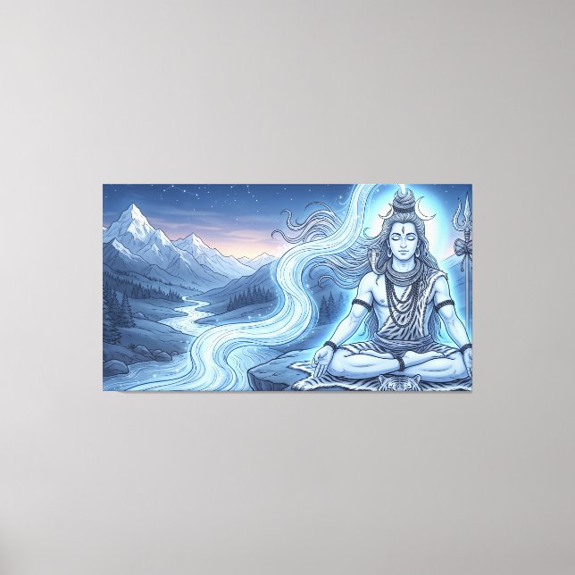 Lord Shiva Canvas Print (Front)
