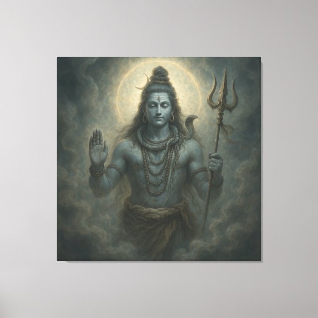 Lord Shiva Canvas Print (Front)