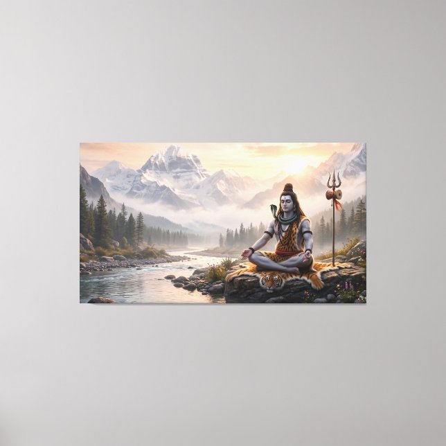 Lord Shiva Canvas Print (Front)