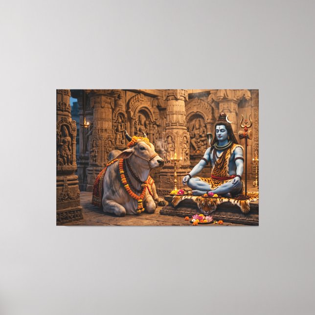 Lord Shiva Canvas Print (Front)