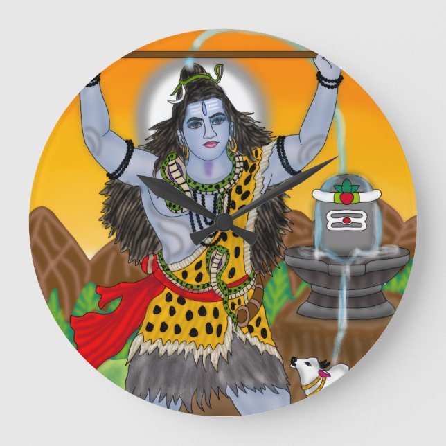 Lord Shiva Clock (Front)