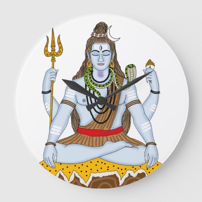 Lord Shiva Clock (Front)