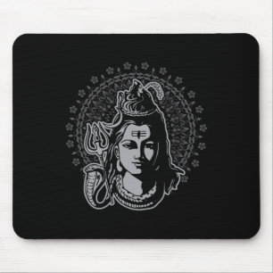 Lord Shiva Hindu God Mahadeva Trident Hinduism Dev Mouse Mat