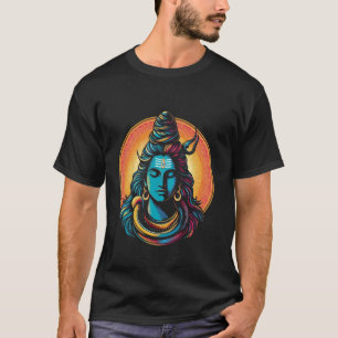 Lord Shiva Hindu God Mahadeva Trident Hinduism Dev T-Shirt
