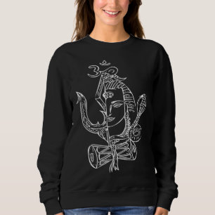 Lord Shiva Hindu God Spiritual Yogi Inspirational Sweatshirt