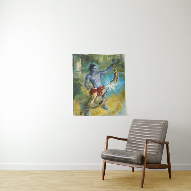 Lord Shiva Hindu God - Tapestry (In Situ)