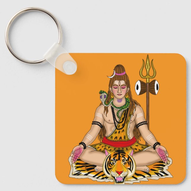 Lord Shiva Keychain (Front)