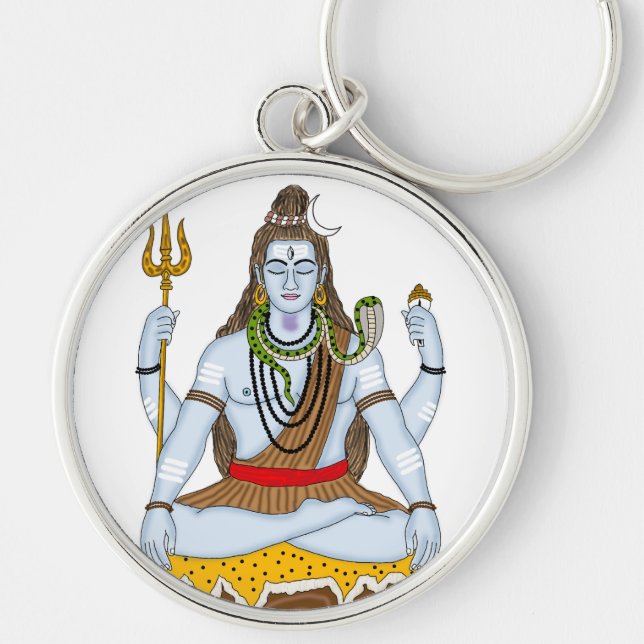 Lord Shiva Keychain (Front)
