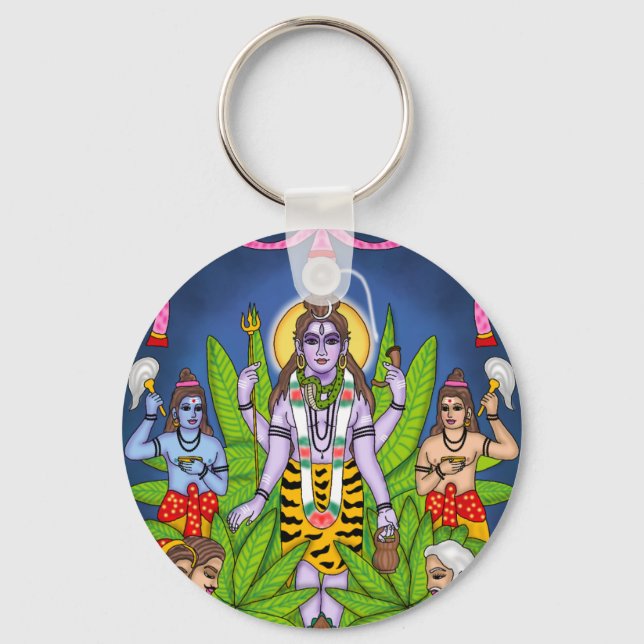Lord Shiva Keychain (Front)