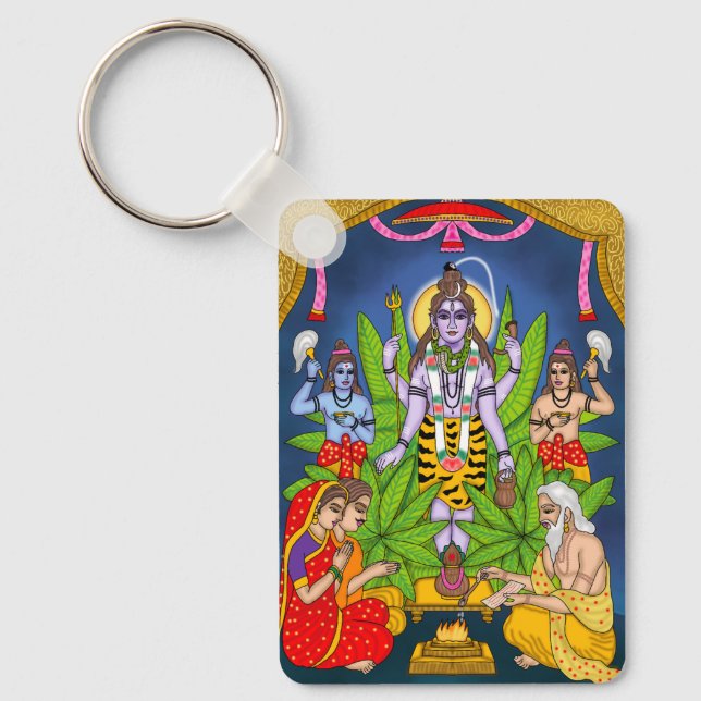 Lord Shiva Keychain (Front)
