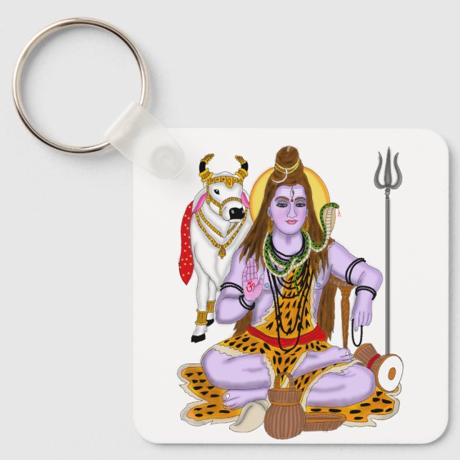 Lord Shiva Keychain (Front)