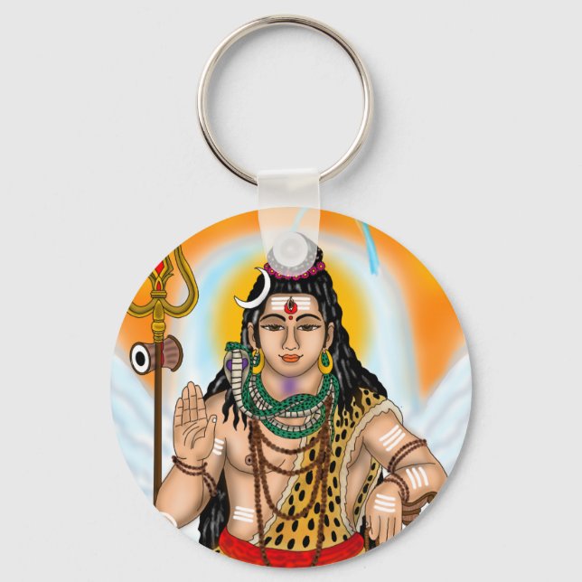 Lord Shiva Keychain (Front)