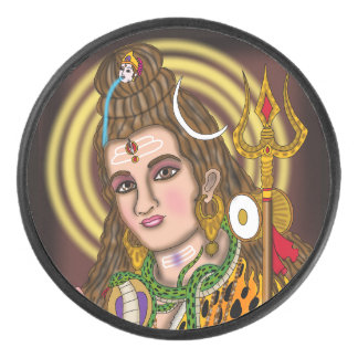 Lord Shiva Mouse Pad Hockey Puck