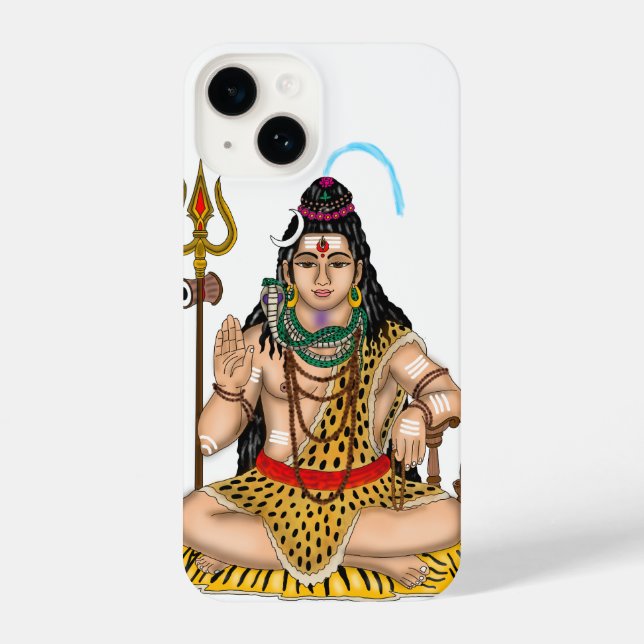Lord Shiva Phone Cover (Back)