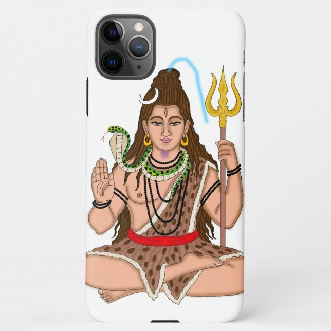 Lord Shiva Phone Cover (Back)