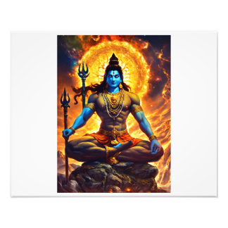 Lord shiva photo print