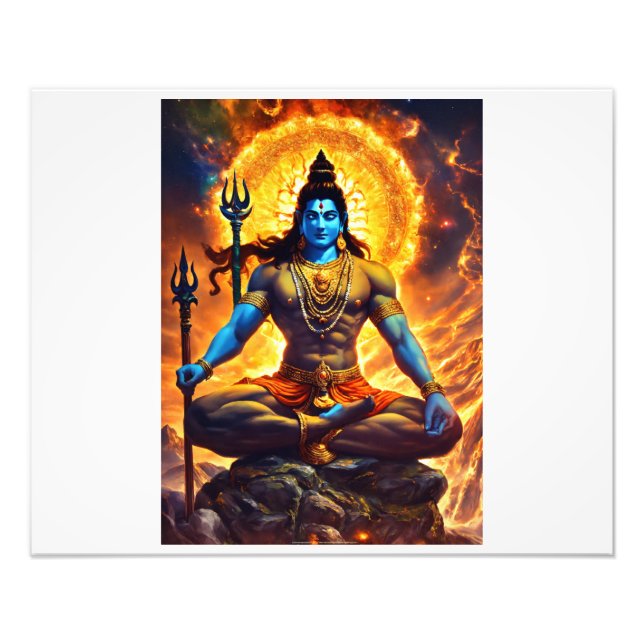 Lord shiva photo print (Front)