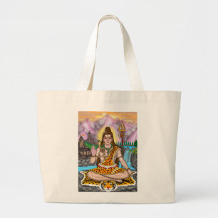 Lord Shiva Spiritual Hindu Deity Custom Tote Bag